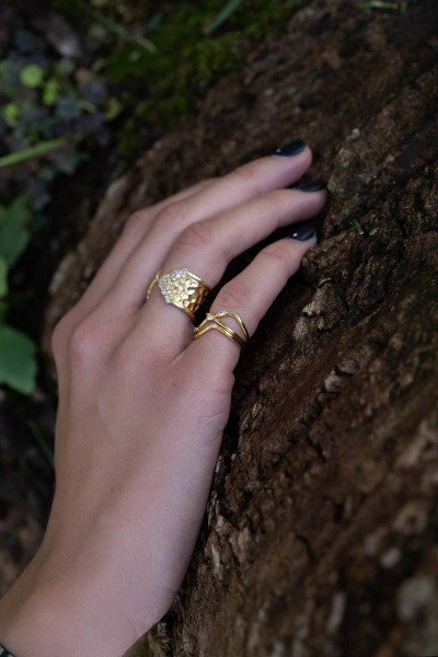 Blanche Marquise Diamond Stack Ring |  Marquise Diamond Collection 