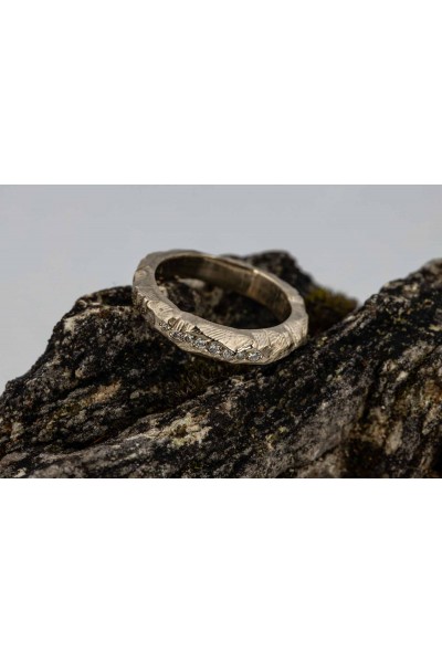 Odysseus Diamond Ring for Him and for Her |  Vrachea Collection 