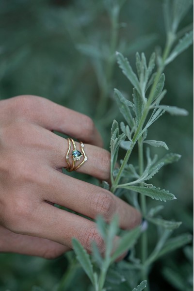 Lily of the Valley Ring| Dewdrop Collection