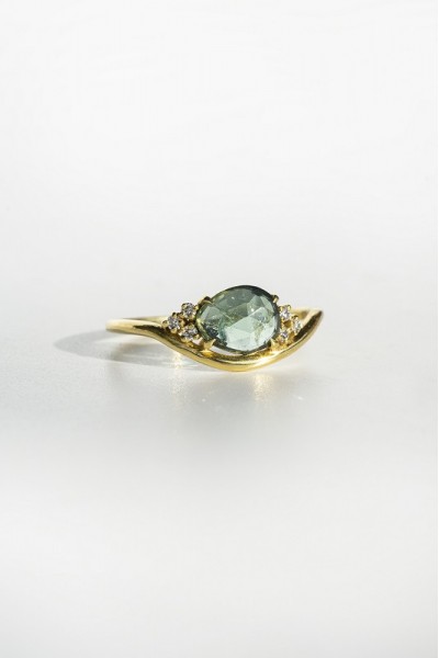 Charlotte Tourmaline Ring| Dewdrop Collection