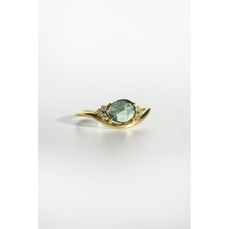 Charlotte Tourmaline Ring| Dewdrop Collection
