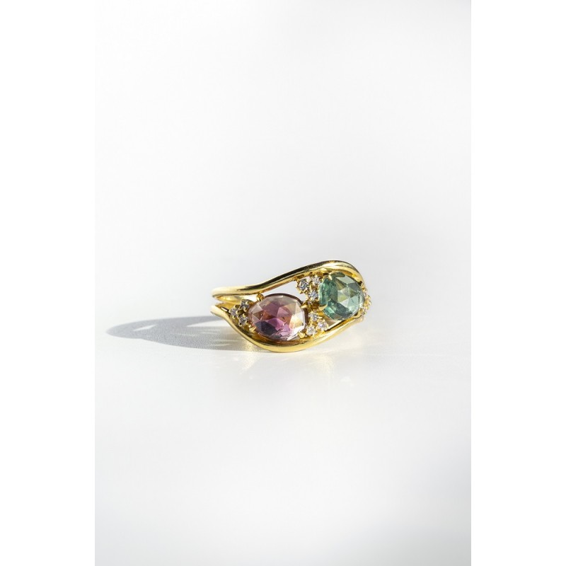 Charlotte Tourmaline Ring| Dewdrop Collection