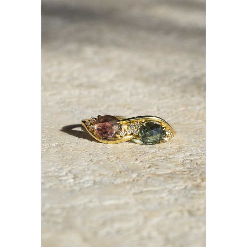 Charlotte Tourmaline Ring| Dewdrop Collection