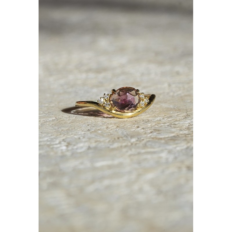 Emily Tourmaline Ring| Dewdrop Collection