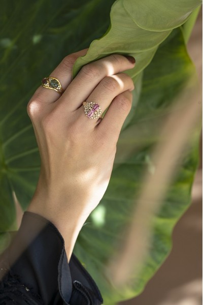 Jane Tourmaline Ring| Dewdrop Collection