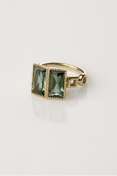 Narcissa Tourmaline Baguette Ring | Forêt Collection