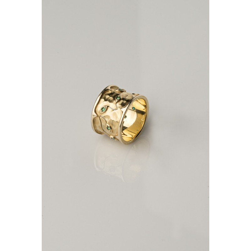Tyrphe Emerald Ring| Forêt Collection