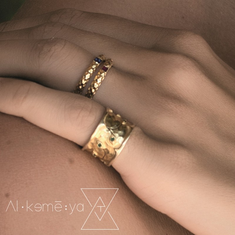 Tyrphe Emerald Ring| Forêt Collection